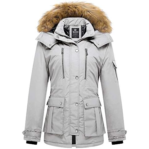 Wantdo Abrigo Cálido Antiviento Parka de Moda Cover