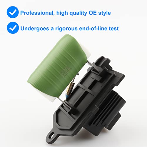 Engine Cooling Fan Motor Relay Radiator Fan Resistor, Replace 68054677Aa, 921-300 Compatible With Chrysler Dodge Ram - 2008-2016 Town & Country, 2008-2020 Grand Caravan, 2009-2020 Journey, More #TOP4