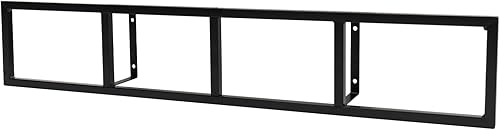 Miniatura 10 de TFCFL Storage Rack Space 34 Inch CD DVD Cube Organizer Shelf for Wall Media & Video Game Organizer Metal Floating Shelf Set (3, White)