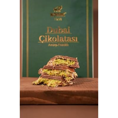 Dubai Chocolate Bar - Total of 14oz | 400g Premium Romania | Ubuy