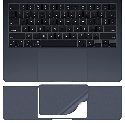 Image of CaseBuy Wrist Rest Sleeve for MacBook Air 13.6 inch A3240 A3113 A2681 M4 M3 M2 Released 2025 2024 2023 2022, Midnight