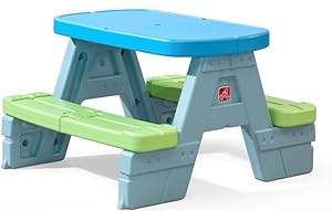 Little Tikes Sun & Shade Market Umbrella Kids Picnic Table
