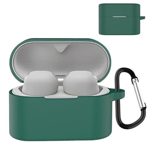 TOORQR For Sony WF-1000XM6 �P�[�X �J�o�[ �\�j�[ WF-1000 XM6 �V���R���f�� �P�[�X �ی�J�o�[ �h�� �h�o �����h�~ �L�Y�h�~ �S�ʕی� �y�� �J���r�i�t��(�O���[��)