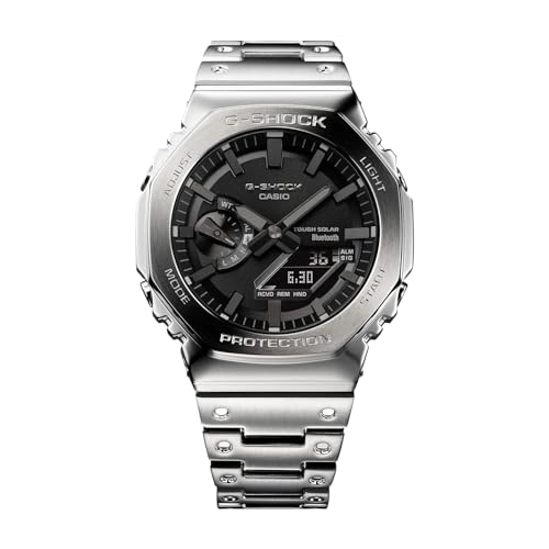 Casio G-Shock GM-B2100D-1ADR Stainless Steel Bezel Black Analog-Digital Dial Stainless Steel Solid Band Men's Watch Tough Solar Bluetooth G1270 - Image 2