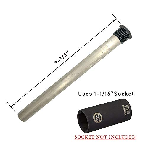 RV Anode Rod 2 Pack Magnesium Water Heater Tank Protection,9.25’’ Long ¾’’ Threads Suburban for Hot Water Heaters,Sacrificial Anode Rod for Suburban Hot Water Heaters.