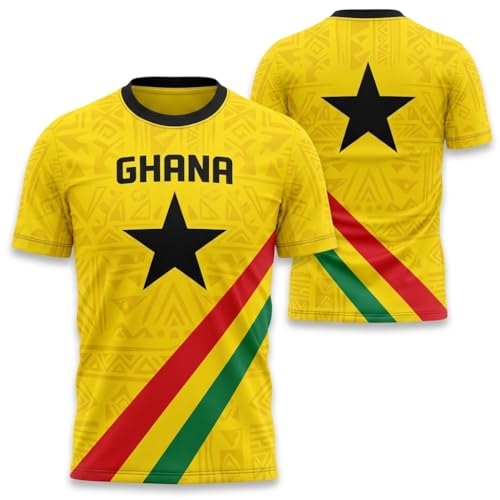 Personalized Ghana Football Shirt 2026 - Custom Ghana Jersey for Men Women Youth Ghanaian Flag Pride Fans Team Uniform GH8