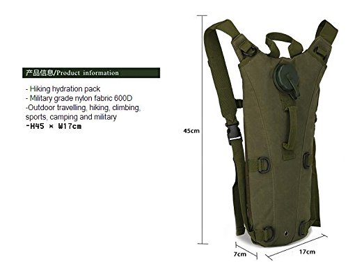 Sac à Dos D'hydratation Tactique Camouflage Avec Poche D