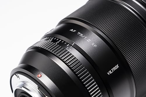 VILTROX AF 75mm f/1.2 f1.2 XF Fuji X-Mount Lens, APS-C Prime Lens Large Aperture for Fujifilm X Mount Camera X-T5 X-H2 X-H2S X-T30 II X-T4 Black - Image 4