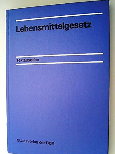 Lebensmittelgesetz