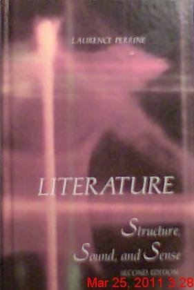 Literature: structure, sound, and sense 0155511025 Book Cover
