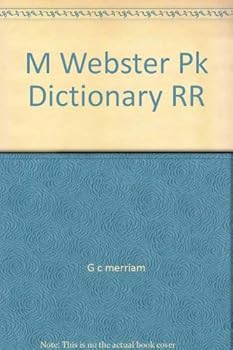 Paperback M Webster Pk Dictionary RR Book