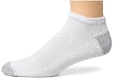 davido Mens socks ankle quarter made in italy100% cotton 8 pairs white/gray10-13