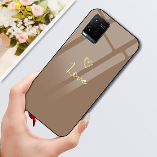 Image of COLORflow Back Cover Compatible with Vivo Y21 2021 / Y33s / Y21s | Heart Notes Color Customized | Shockproof TPU Bumper with Camera Protection Back Cover Compatible with Vivo Y21 2021 / Y33s / Y21s