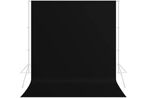 10×20ft LimoStudio Premium Black Photo Backdrop, Professional Muslin Background Cloth, for AGG1601 Photo Studio