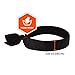 Ergodyne Chill Its 6700 Cooling Bandana, Lime, Evaporative Polymer Crystals For Cooling Relief, Tie For Adjustable Fit,,Black