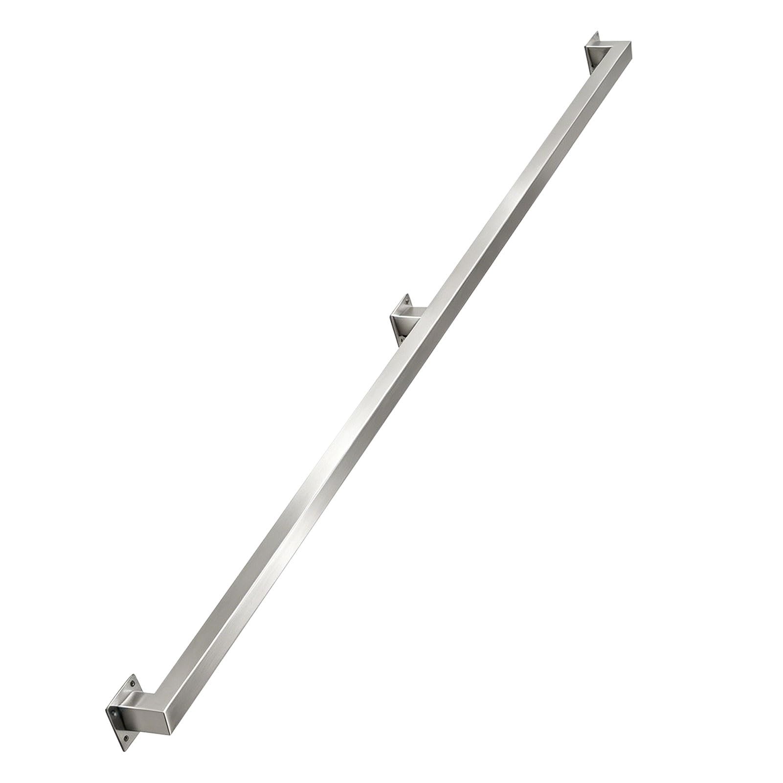 Sxbhdm One Color Stainless Steel Stair Railing - Handrails For Stairs, 1M 1.5M 2M 3.5M 5M Hand Rails For Indoor Stairs, Non-Slip Stair Handrail For Home Corridor Lofts(6.6Ft/200Cm)