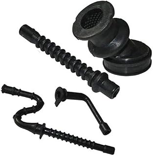 Luxuypon Coletor de admissão de linha de combustível apto para motosserra STIHL 026 MS260 MS240 peças de reposição