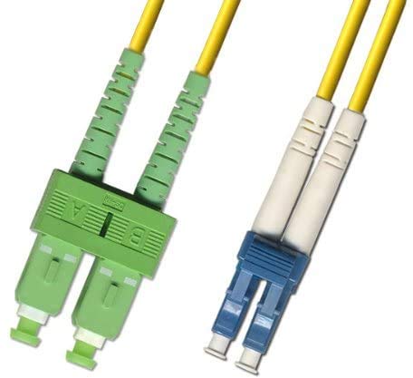 75M - Singlemode Duplex Fiber Optic Cable (9/125) - LC/UPC to SC/APC