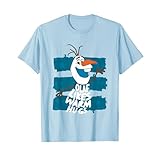 ディズニー アナと雪の女王 オラフは暖かい抱擁が好き ハッピーロゴ Tシャツ