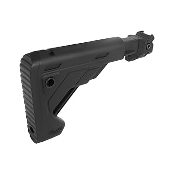 SIGAIR フォールディングテレスコープストック MCX MPX SIG SAUER MCX/MPX Telescoping And Folding Stock Black - All