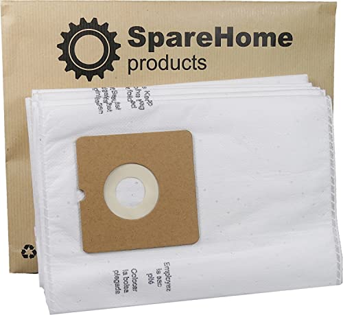 SpareHome® 10 Bolsas para Aspirador compatibles con aspirador Taurus: | Auris | Micra | 1800 Compact | Focus 2500 Cover