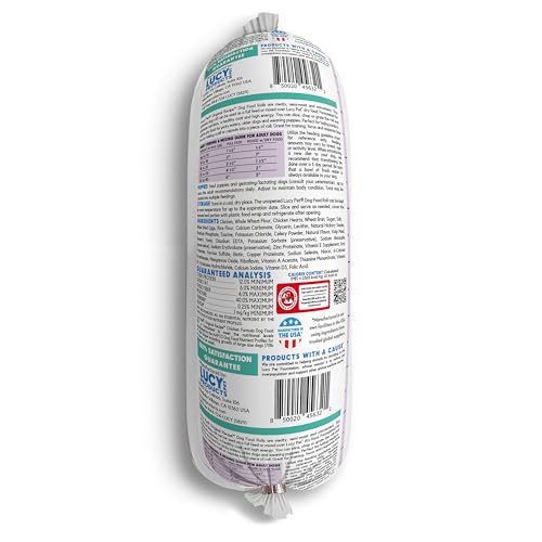Image of Lucy Pet Products Chicken Formula Dog Food Roll 2.5 lb, Meaty, Semi-Moist Dog Food (100600074), (Pack of 1)