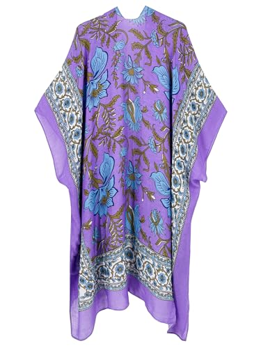 Image of Breezy Lane Women's Kimono Cardigan Summer Swimsuit Coverups Beach Cover Up with Floral Print for Vacation