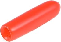 Vista 60 de uxcell 200 tapas de goma de 0.051 in (1/16") de vinilo redondo de vinilo para pernos de tubo, protectores de rosca de tornillo, color negro