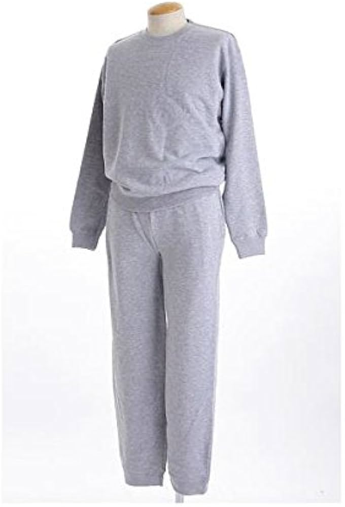 Amazon.co.jp: 裏パイルスウェット上下SET ミックスグレー XLサイズ