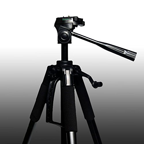 Vivitar 57-Inch Tripod, Three Way Fluid Pan Head, Quick Release Mount, Supports Up To 5 Pounds Of Weight, Viv-Vpt-2457, Black,Standard #TOP4