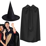 ❖Seilverschluss: Der verstellbare Seilverschluss unseres Halloween-Umhangs sorgt dafür, dass er fest an Ort und Stelle bleibt und bietet den meisten Teenagern und Erwachsenen eine bequeme Passform, ohne dass die Gefahr besteht, dass er abrutscht.