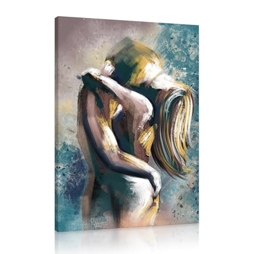 Yatsen Bridge Large Sexy Couple Nude Canvas Wall Art Abstract