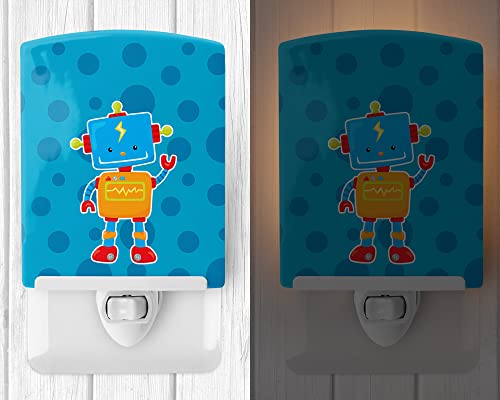Lámpara de Noche Robótica de Cerámica Multicolor miniatura 2