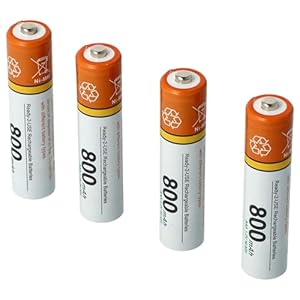 4 x Vhbw Ni-MH 800 mAh Bateria