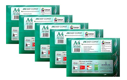 jk Easy Copier Paper A4 (70 Gsm 5 Ream)