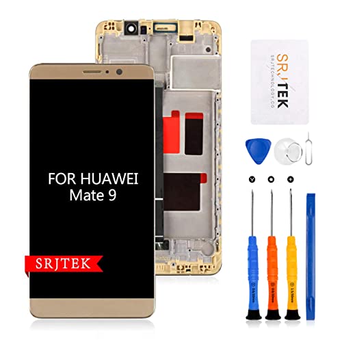 SRJTEK for Huawei Mate 9 5.9" ʌ C tfBXvC ^b`plXN[ fW^CU[ t[t pLCDAZu tLbg Huawei Mate 9 MHA-AL00 MHA-L09 MHA