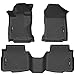 Husky Liners ? Weatherbeater | Fits 2020 - 2024 Subaru Legacy & Outback, Front & 2nd Row Floor Liners - Black, 3 pc. | 95541
