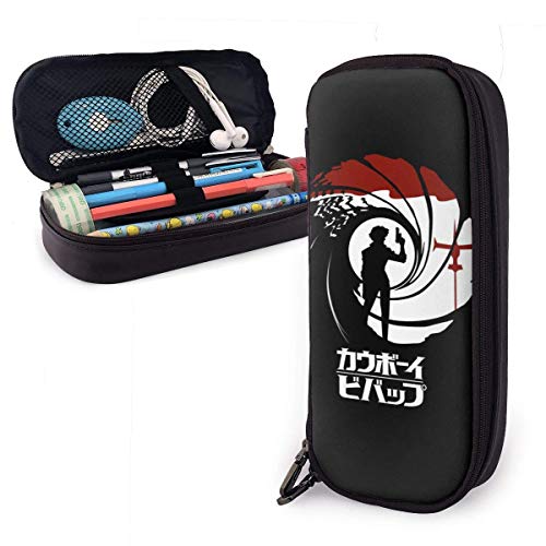 Preisvergleich Produktbild Federmäppchen Großraumspeicher Stift Bleistiftbeutel Schreibtisch Organizer Tragbarer Taschenhalter mit Reißverschluss - Cowboy Bebop Spike Spiegel