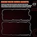 Engine Valve Cover Gaskets Compatible with Nissan Infiniti Vehicle 2002-2020 3.5L 4.0L V6 FX35 G35 I35 M35 QX4, 350Z Maxima Altima Murano Frontier NV1500 NV2500 NV3500 Replaces# VS50608R, VS50371