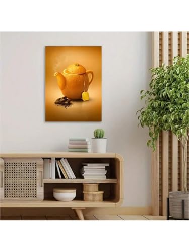 Affiche agrumes prête à suspendre cadre intérieur 20x30