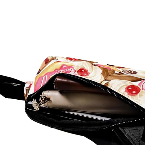 Sac à dos de randonnée compact imprimé Candy et Cupcakes fun - 5