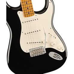 Fender Vintera II ’50s Stratocaster MN Black – Guitare Électrique - Les Beatles, Paul McCartney, John Lennon, RIngo Starr, George Harrison Fender Vintera II '50s Stratocaster MN Black - Guitare Électrique – Image 3