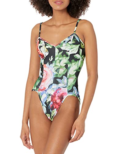 Norma Kamali Damen Wonderwoman Mio Badeanzug, Rosengarten, X-Small Cover