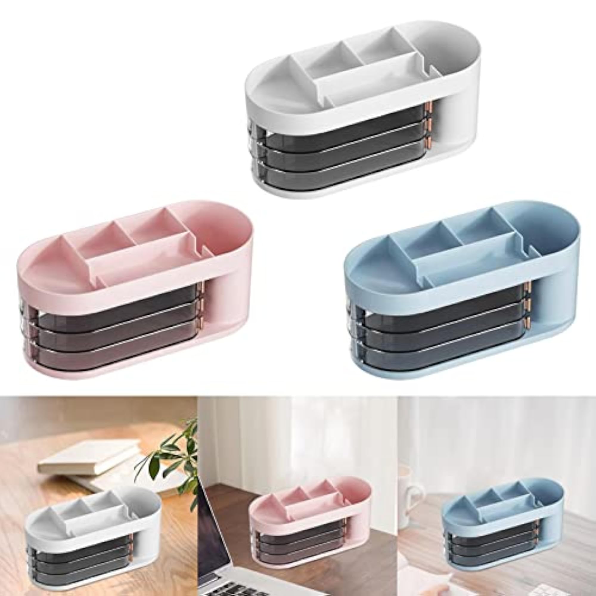 Multifunction Vanity Organizer Storage Rack