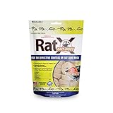 EcoClear Products 620118, RatX Bait Discs, All-Natural Non-Toxic Humane Rat and Mouse Rodenticide, 1 lb. Bag Contains 45 Discs