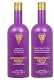 Hayashi 911 Shampoo, 1000 Ml and 911 Emergency Pack, 1000 Ml Combo Package