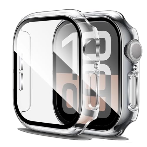 YAODLE Apple Watch Series 11/10 46mm Jo[ AbvEHb` P[X AbvEHb`11/10 Jo[ PCf P[X KXtB̌^ Sʕی d\ ho {Ɏq LYh~ yʁi46mm,NA