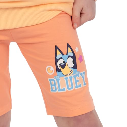 Image of Bluey Outfit | Girls' Clothing Sets | Girls Shorts And Sweatshirt | Kids Sweaters