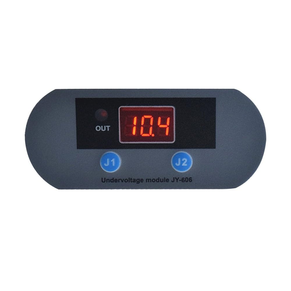 Scheda Protezione Controller Carica Batteria CC 12V,Controller Sottotensione 20A Protezione Tensione Batteria Monitor Scaricamento Eccessivo Batteria con Pannello Montaggio