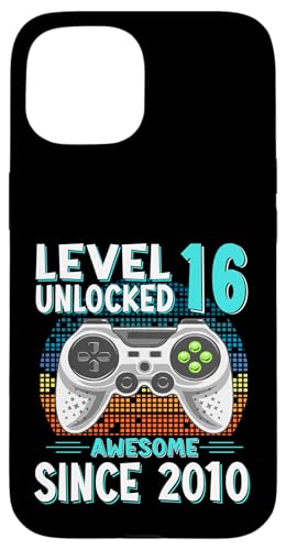 Level 16 Unlocked Birthday 16 Years Old Gifts 16th Birthday �X�}�z�P�[�X iPhone 15 �p